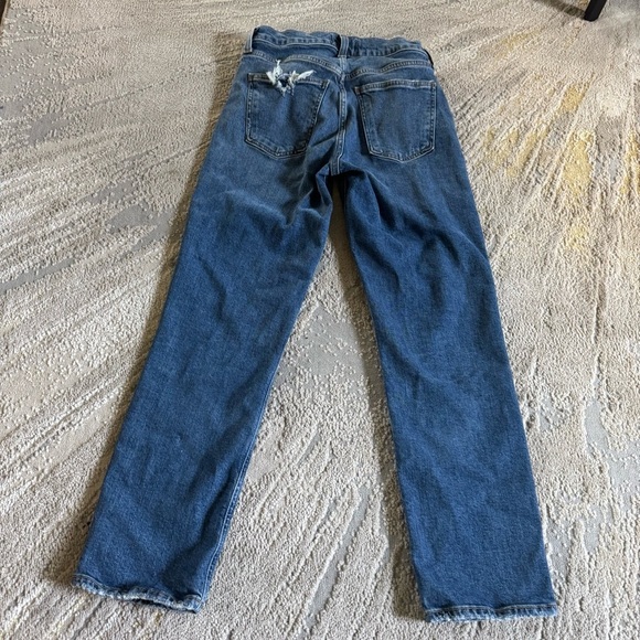 Agolde Kye Mid Rise Straight jeans ankle crop relaxed fit 24 - Picture 8 of 12
